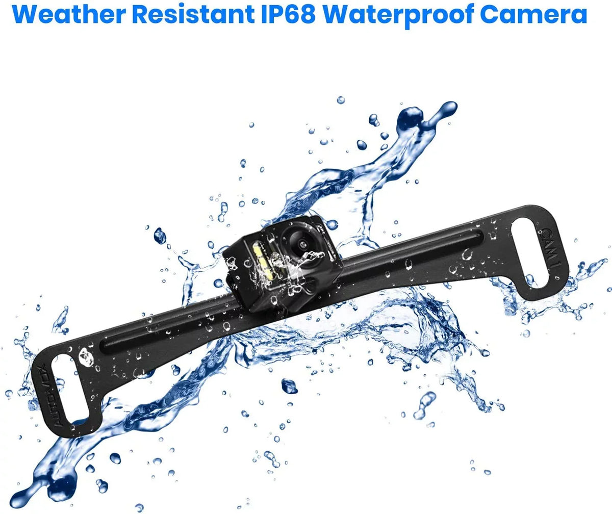 Wireless Interference, for OEM Backup Waterproof Back 68 IP Car/Trucks, Upgrade Super T1400 No Wiring, Vision Camera Night Camera AUTO-VOX Look No Up