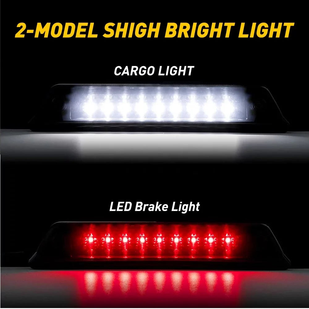 Saving, Power Waterproof Cargo Ford The Smoked F150, Light For 2009-2014 Brake Light/Rear IP67 3rd
