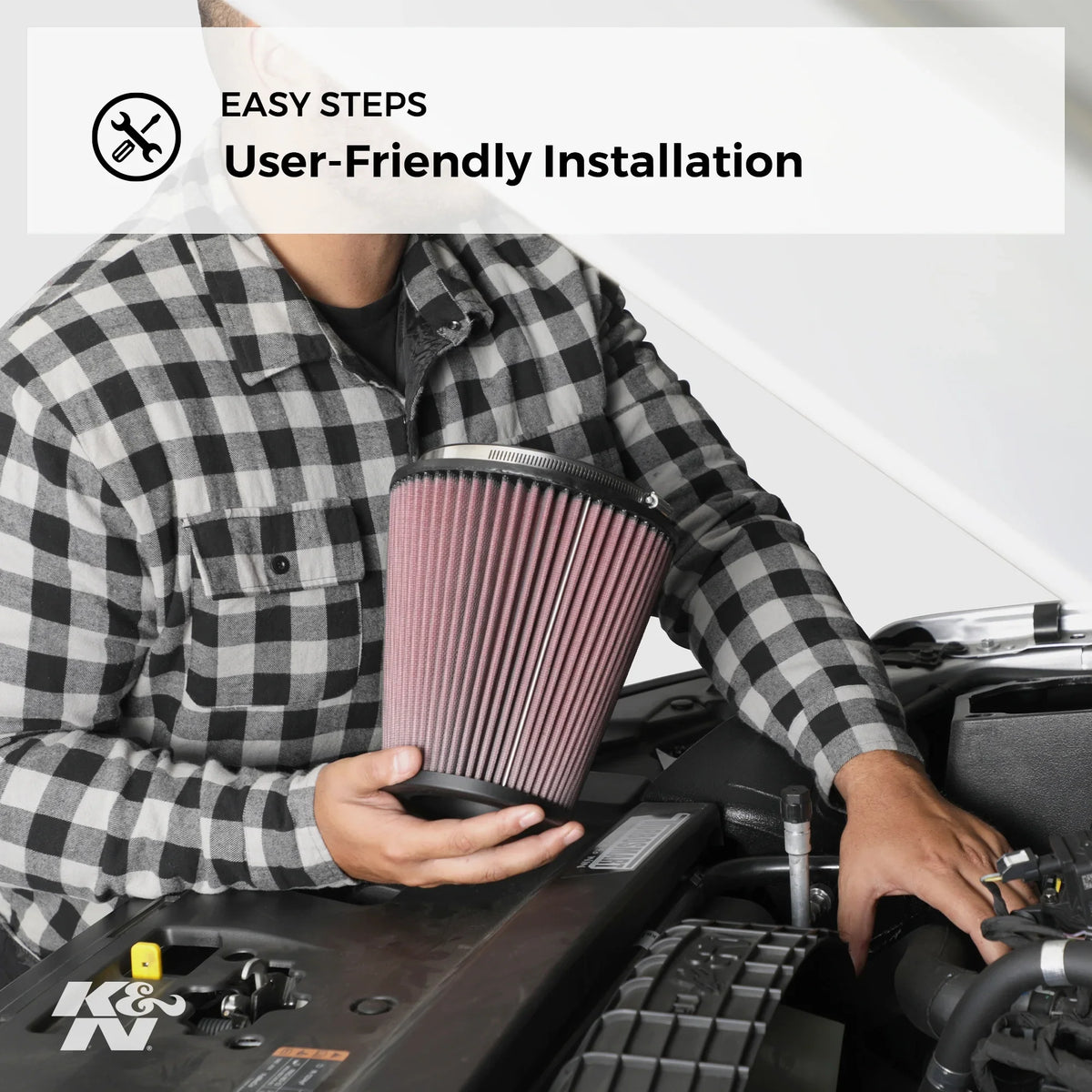 Premium, E-3670 Performance, Replacement Duty: Engine Heavy High Industrial Filter, Filter: K&N Washable, Air