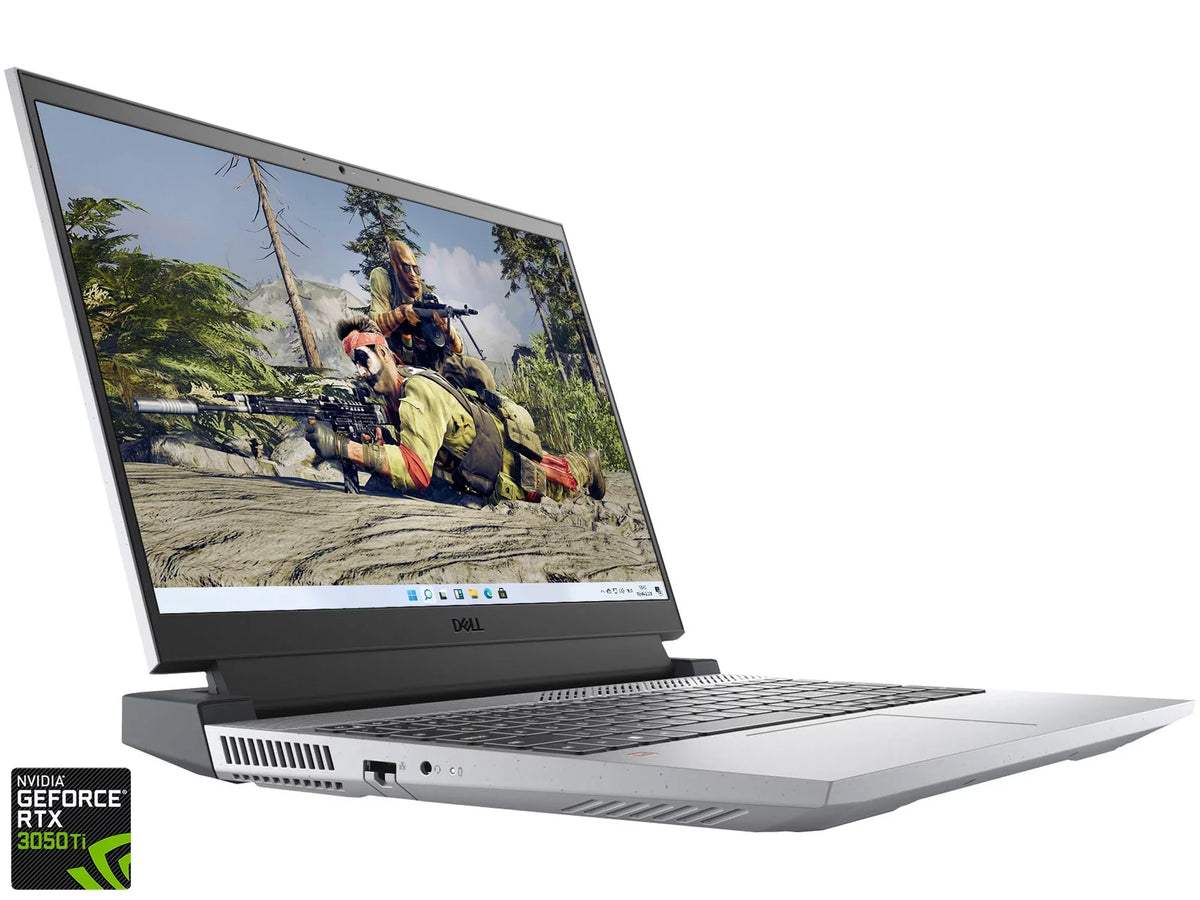 Dell Gaming Grey, FHD 8GB 3050 120Hz NVIDIA 512GB Windows G15 AMD PCIe Notebook, Ryzen SSD, 7 Ti, 5800H, 11 RAM, RTX Home Phantom 15.6" GeForce