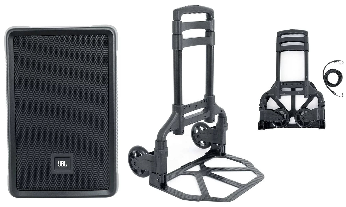 DJ Powered w/ 1000w Truck Hand PA JBL + Portable IRX108BT Bluetooth 8" Speaker