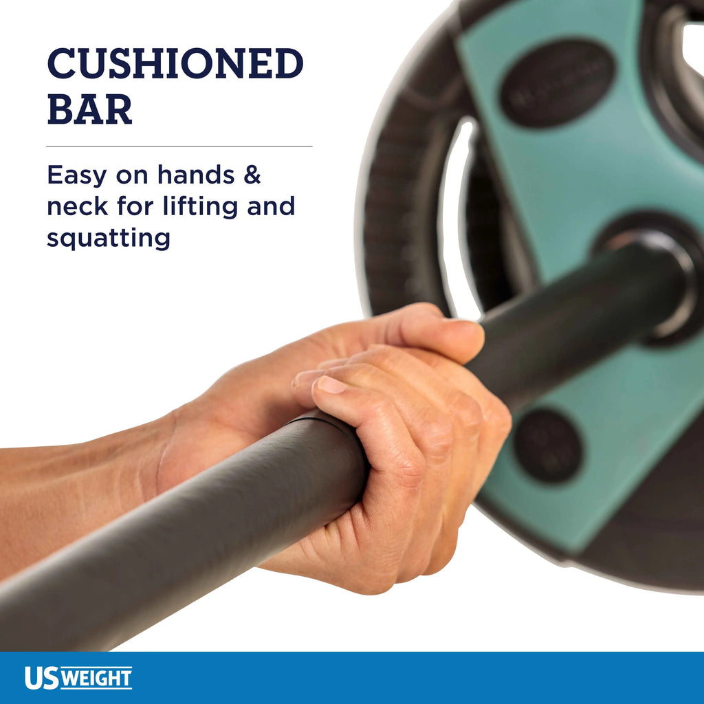 with 55-inch and Bar Weight 54 Grip US lb. Set Weight Weight Plates
