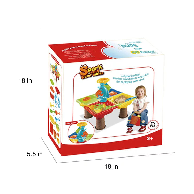 Mundo Table Water Set Pcs Beach Toys Dolphin Toys 25 Activity with Sand