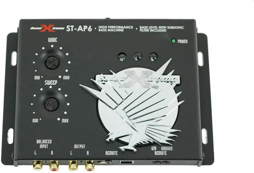 Maximizer 13.5V, Din Car Audio 1/2 ST-6 SoundXtreme Bass Digital Bundle Processor,