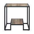 Table Idella & Finish Black End LV00886 ACME Oak in Rustic