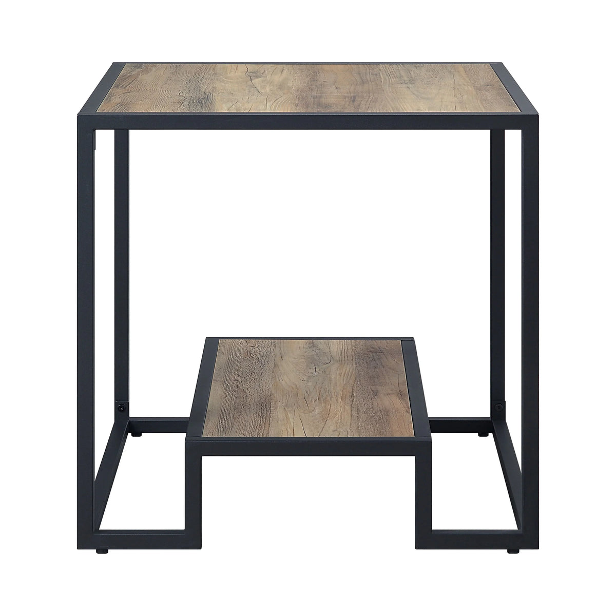 Table Idella & Finish Black End LV00886 ACME Oak in Rustic
