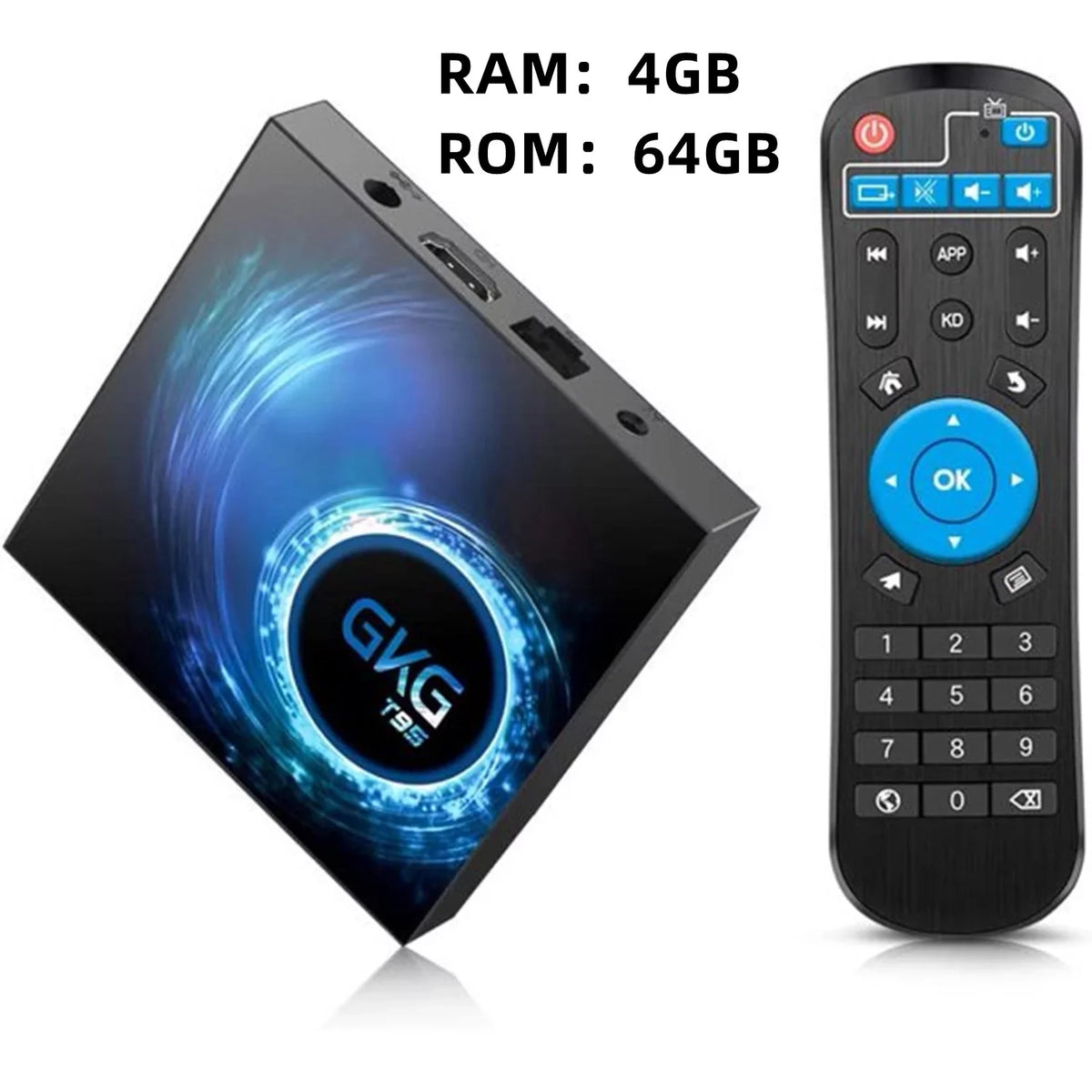 Android Room, Ease 10.0 Smart - Living Quad-Core JahyShow T95 Box Streaming Media, 4GB+64GB, TV