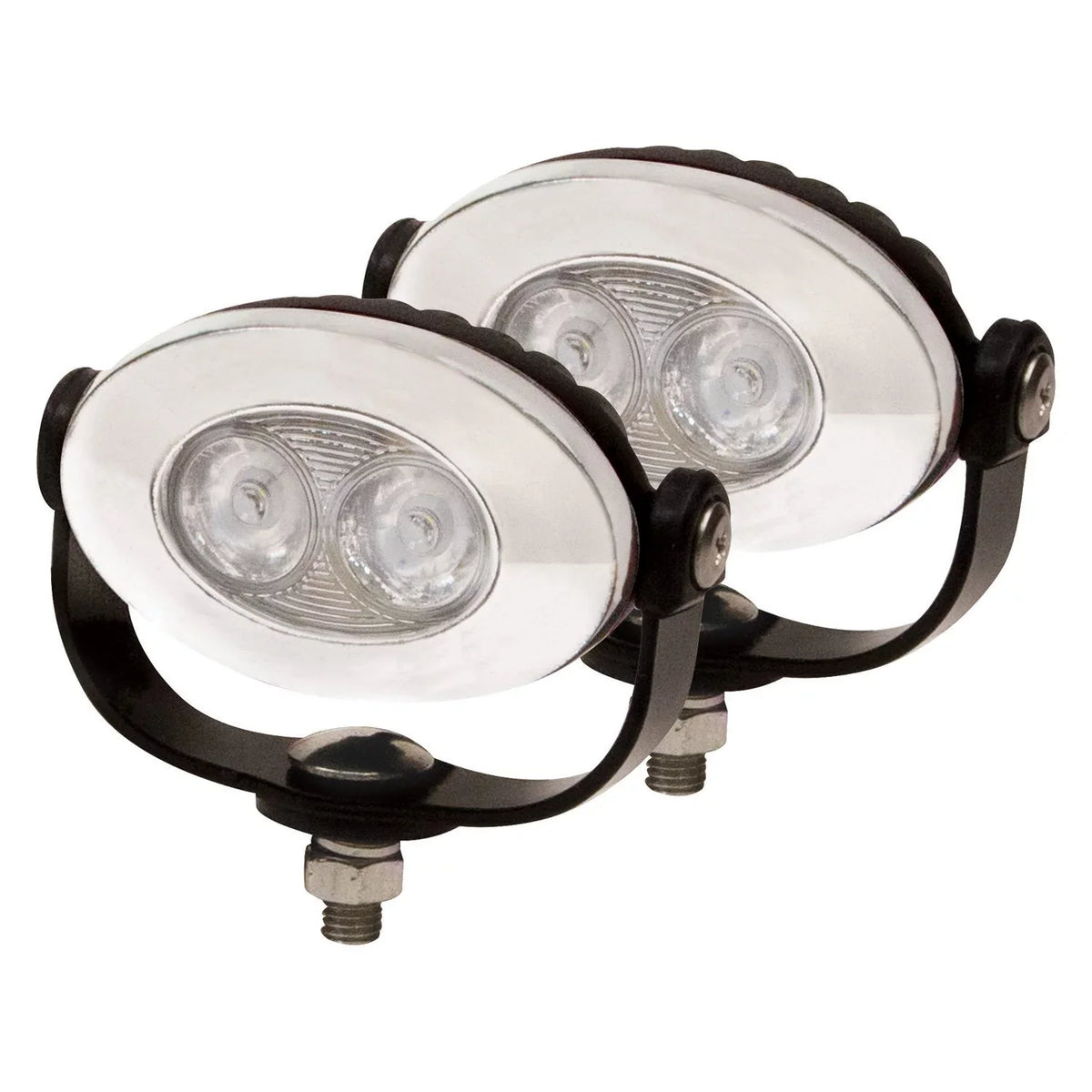 Ultra Auxiliary Lights Lamps Tri LED 6000K Glide Classic For Harley-Davidson
