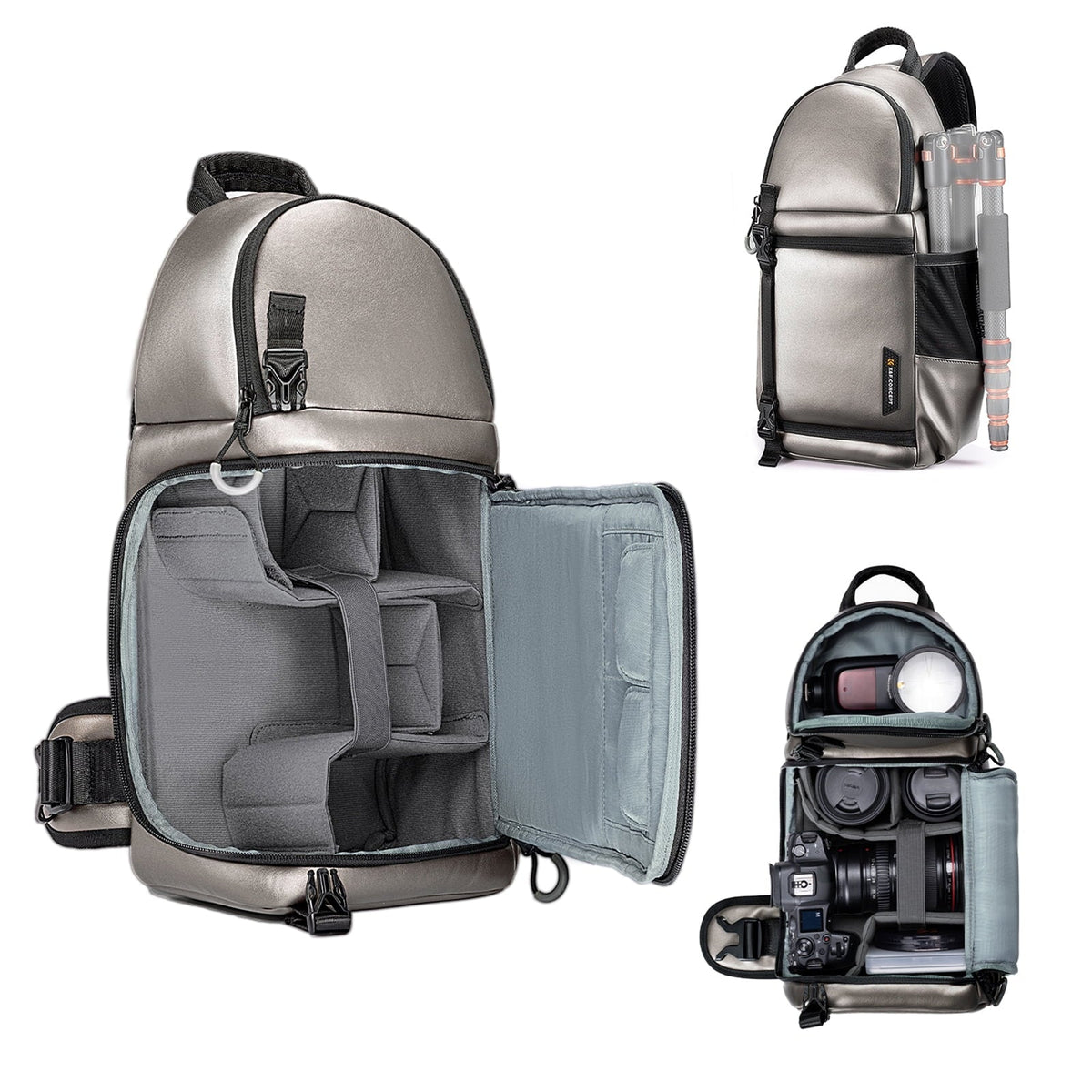 Camera Removable Waterproof Camera With Bag,Dslr/slr/mirrorless K Camera With F Dividers Camera K&F And F Single Features Case CONCEPT Case Dslr/slr/mirrorless Waterproof Waterproof Shoulder