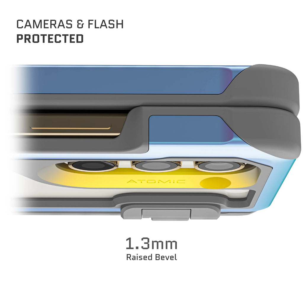Cover Slim Z Ghostek Metal Atomic (Prismatic) Fold Clear Galaxy Case Aluminum Samsung 5 Phone