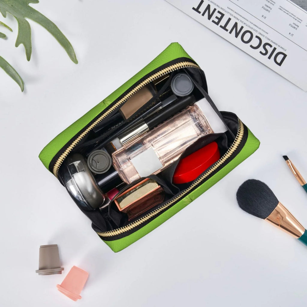 Organizer Bag Purse Storage Travel Grinch Pouch Cosmetic Animated Gift Portable Bag Toiletry Makeup Leather