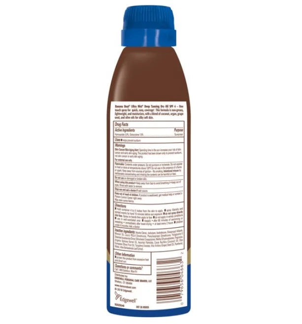 Dry Banana SPF 5) Tanning 4 of UltraMist Deep (Pack - Boat 6oz Oil -