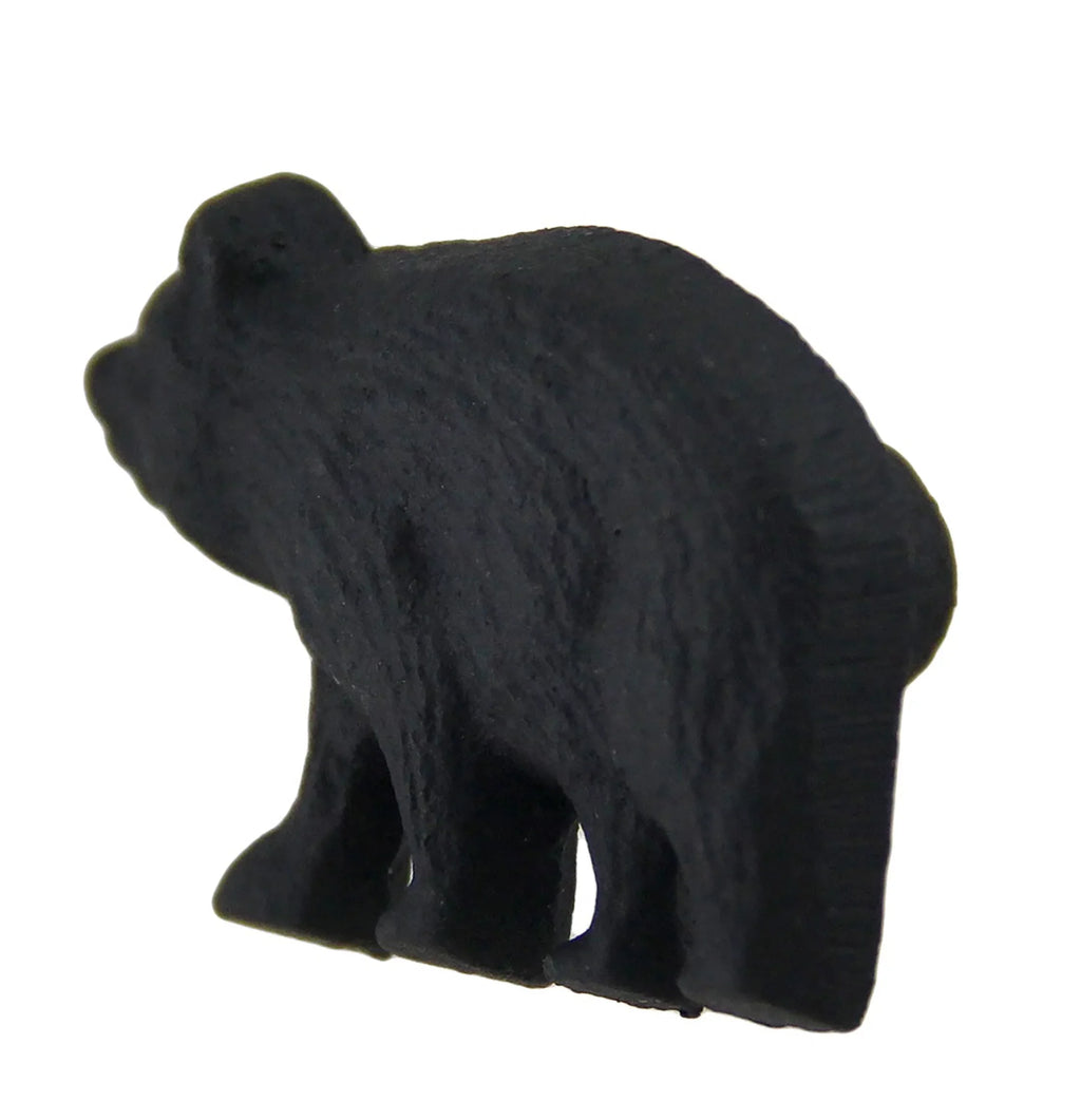 Bear Drawer Forest of Cabinet 12 Set Zeckos Cast Knob Black Pull Iron