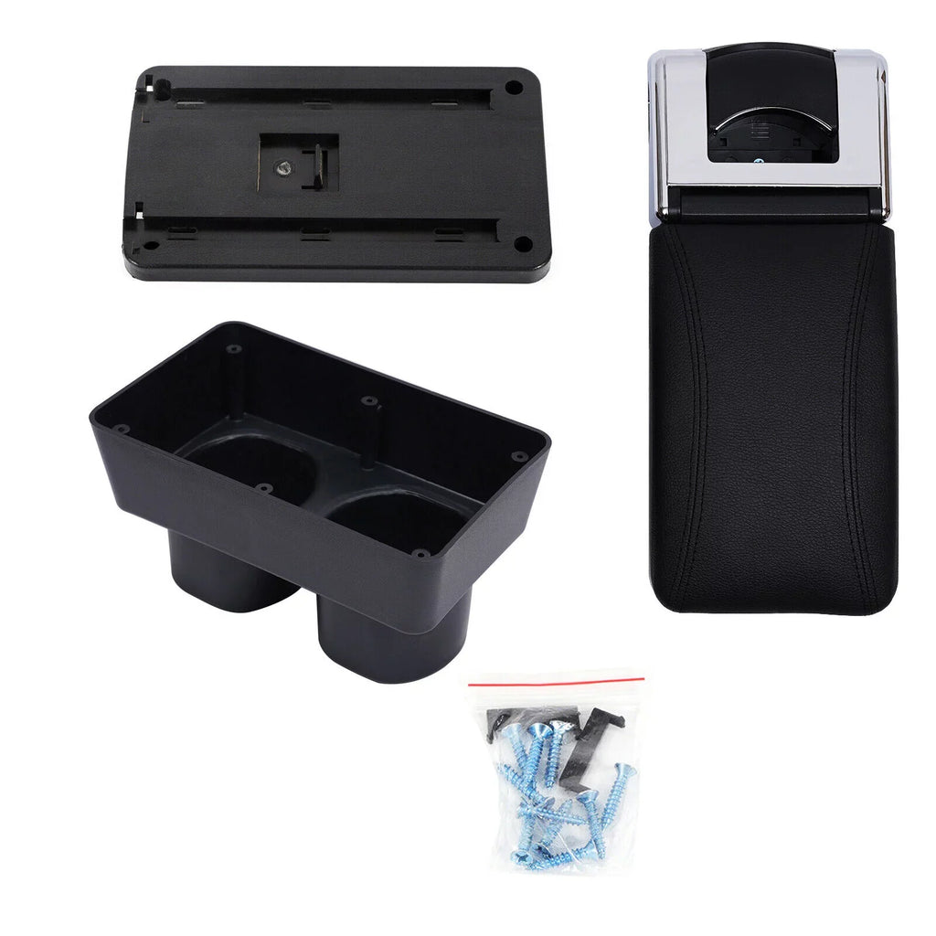Container Versa 07-2011 Black Center For Hatch Console Storage 2012 Box Nissan Armrest