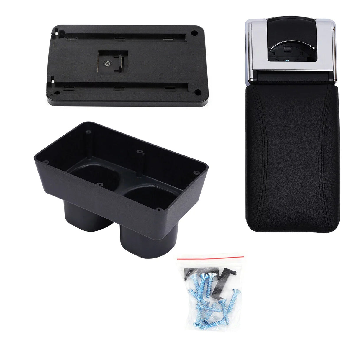 Container Versa 07-2011 Black Center For Hatch Console Storage 2012 Box Nissan Armrest