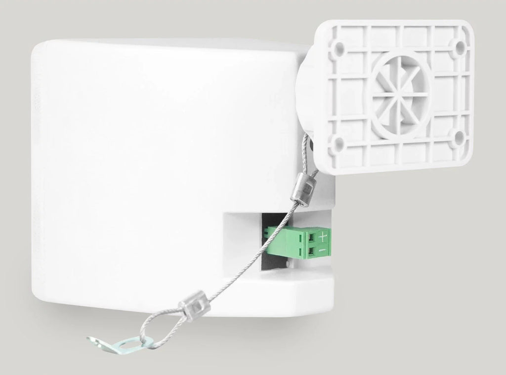 White 4-Room Wall Rockville Speakers Audio Home RPA40BT Receiver+(8) Cube Kit