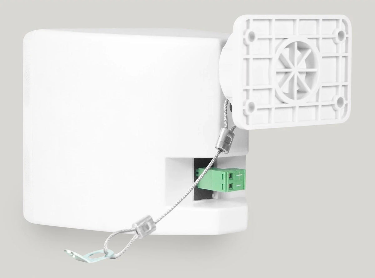 White 4-Room Wall Rockville Speakers Audio Home RPA40BT Receiver+(8) Cube Kit