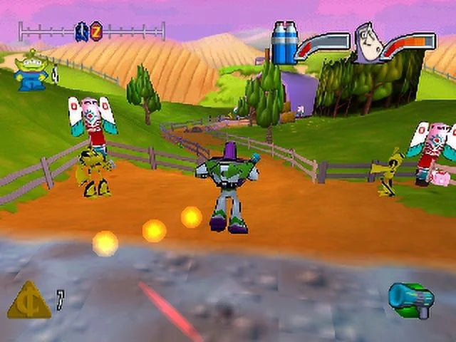 Playstation Command, of (Used) Disney - Lightyear Star Buzz Ps1