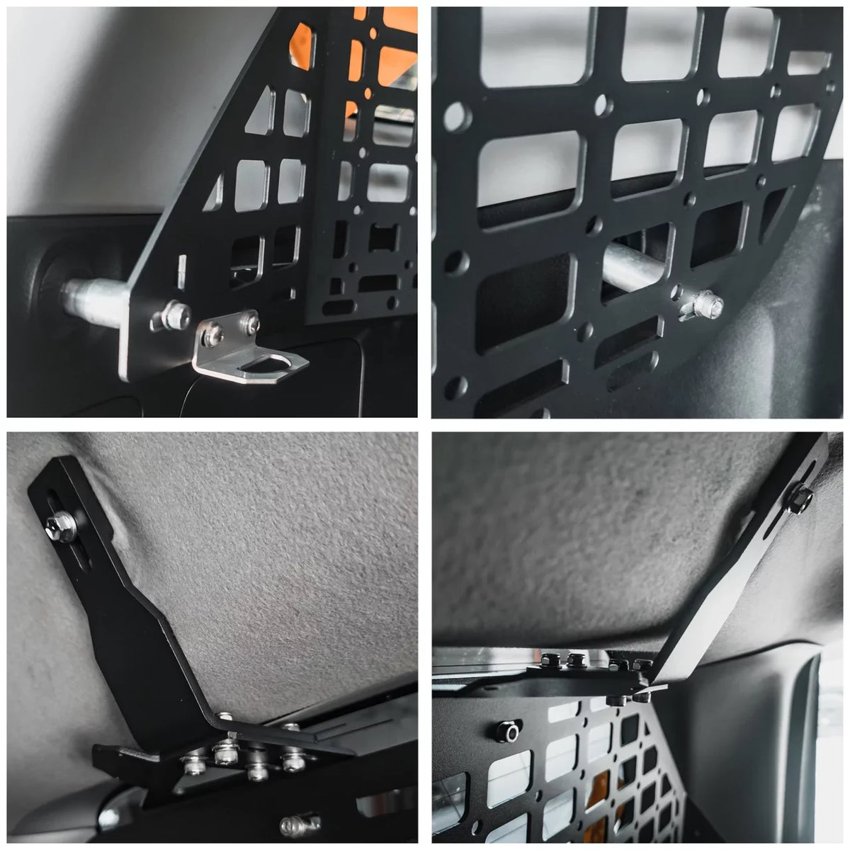 Window MSW100 2010-2023 Toyota Storage Molle Panel Black for 4Runner Shelf BAKOD