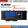 Battery Dell 5580 DELL For 5590 For 5490 GD1JP 5480 GJKNX Laptop Latitude Precision M3520 M3530 68WH 7.6V Kingsener