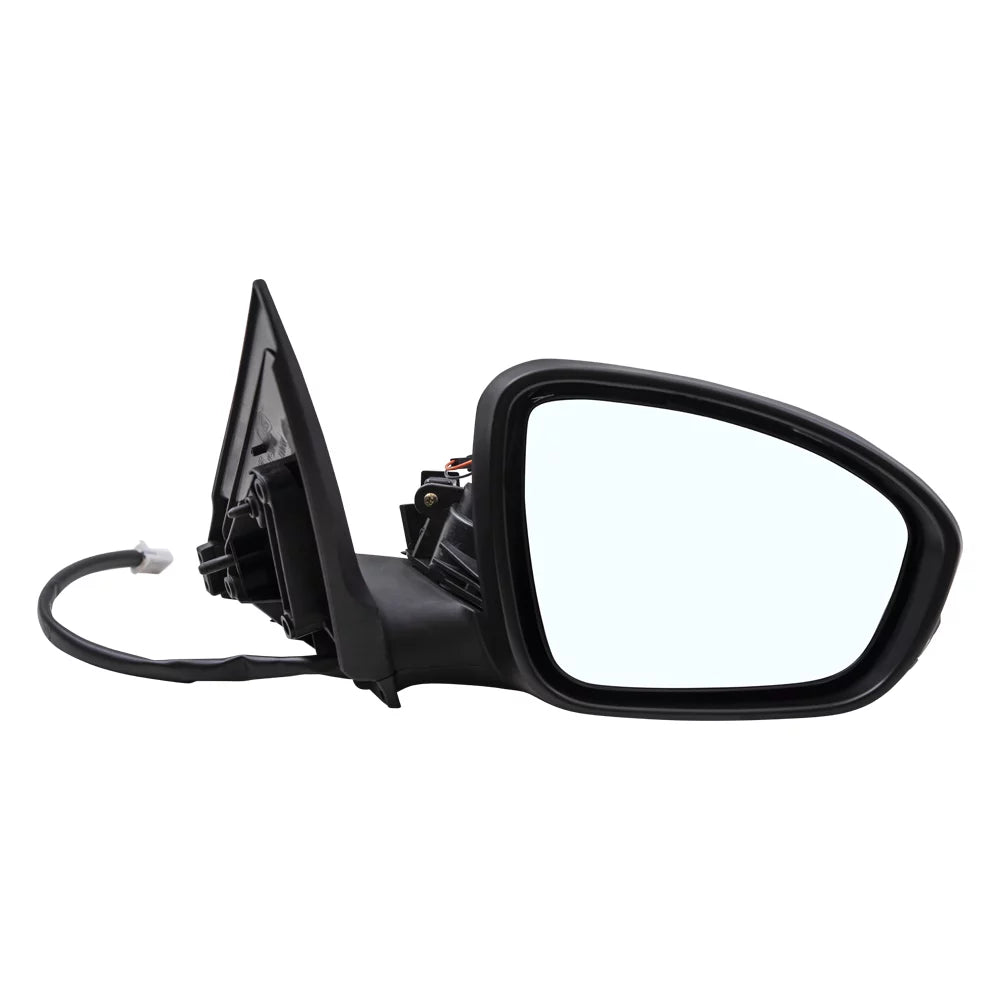 To Passenger With Brock Right Paint With Black 2020-2021 Aftermarket Replacement Heat-Signal-Camera Nissan Match Mirror Sentra Power Compatible