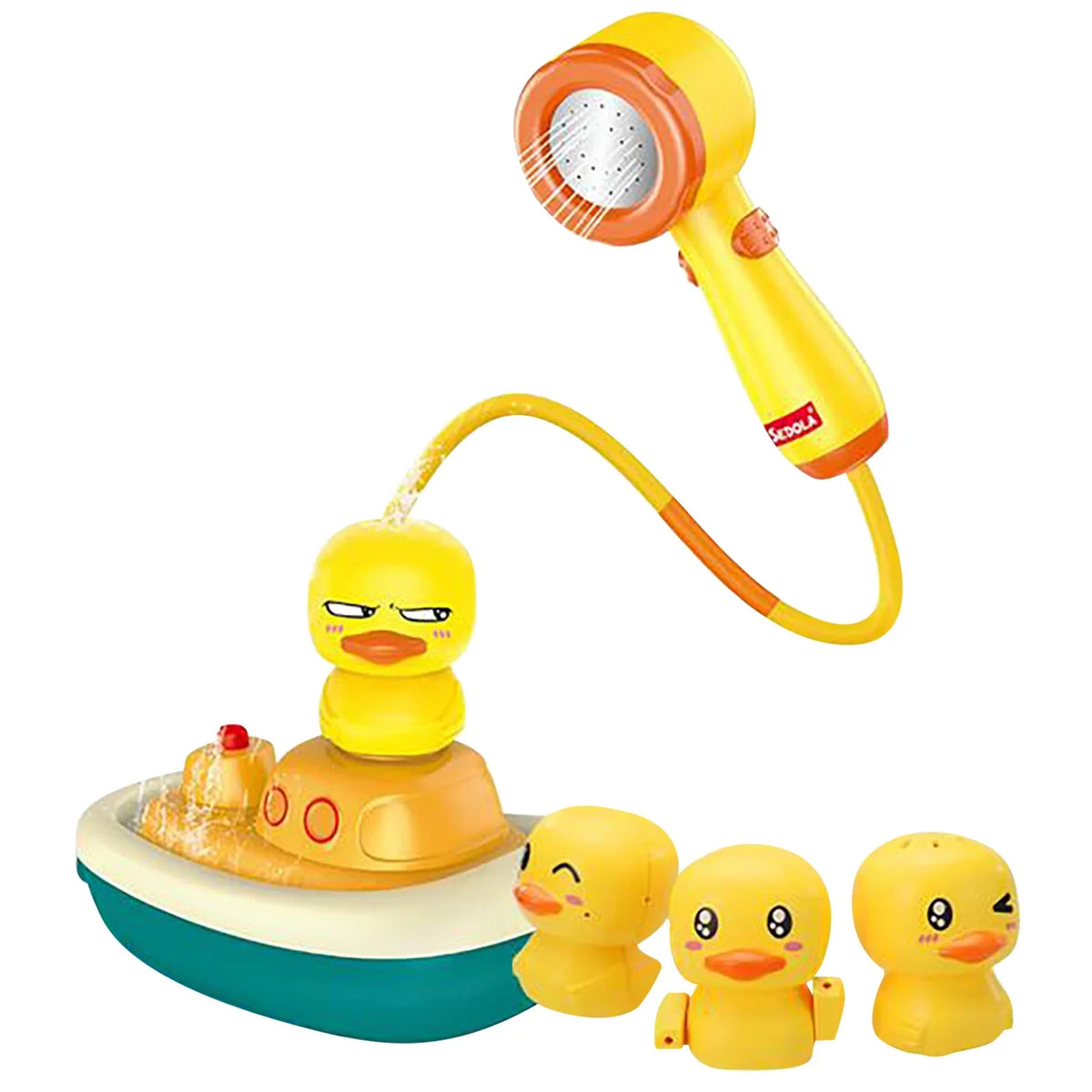 Revolving Ducks Kinds Water TOys, YHAIOGS Electric Shower of 3 Spray TOys, Ship Baby