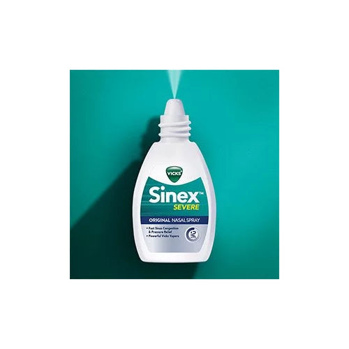 4-Pack 0.50 Severe Vicks Oz, Menthol Spray With Sinex Nasal