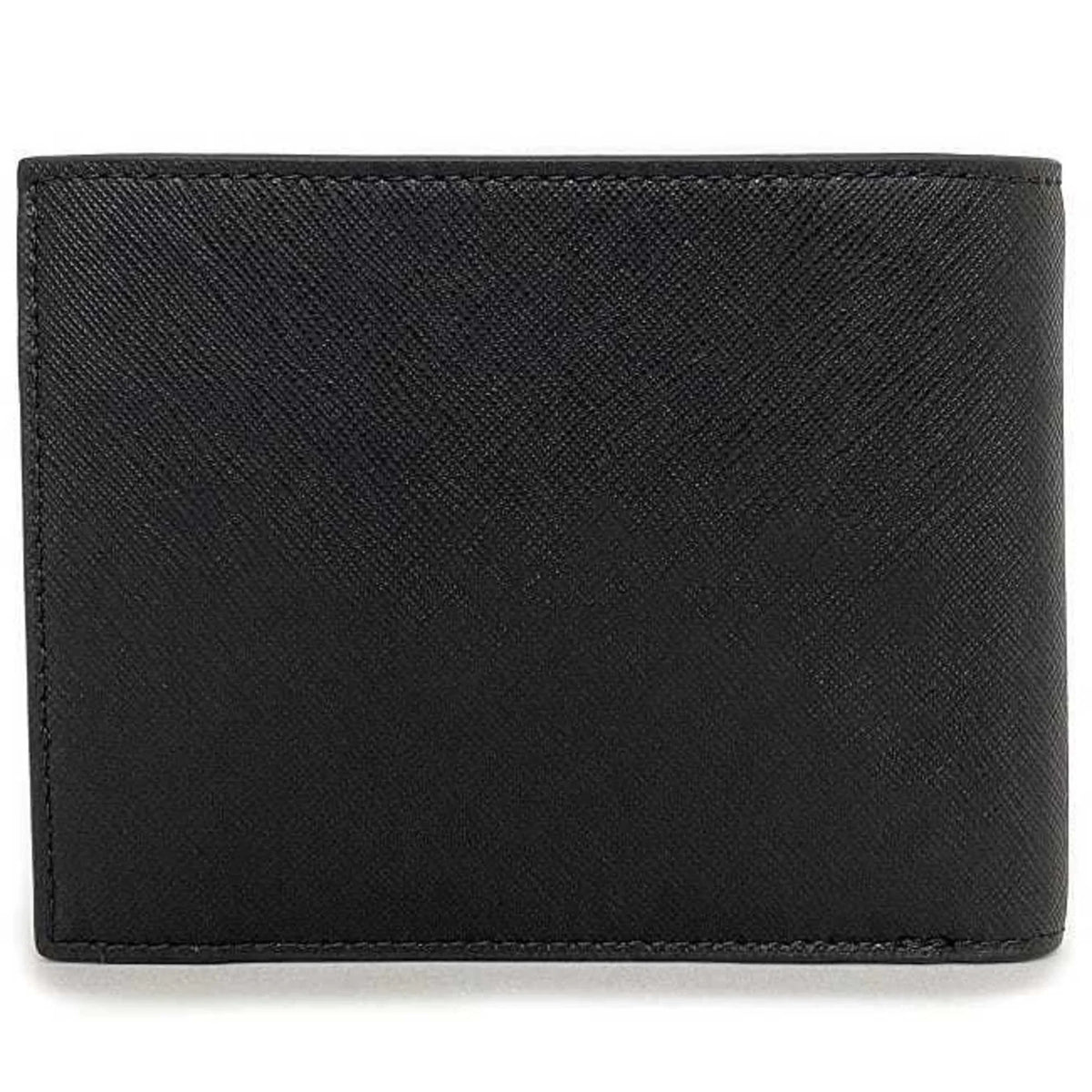 black (Like Y4R165 wallet Armani leather ARMANI Emporio New) EMPORIO white Pre-Owned folio men's