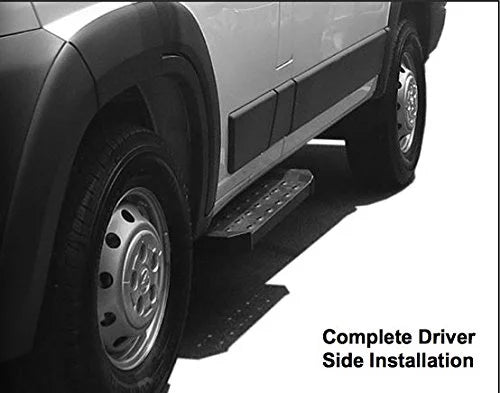 Size) Promaster Running Step Step 136”/159” Side Utility Boards Wheel Dodge Accessories Bars TAC Fit Exterior (Full 6.5” Black 2014-2024 Nerf Base Rails Van Side Bars Off Road 2pcs