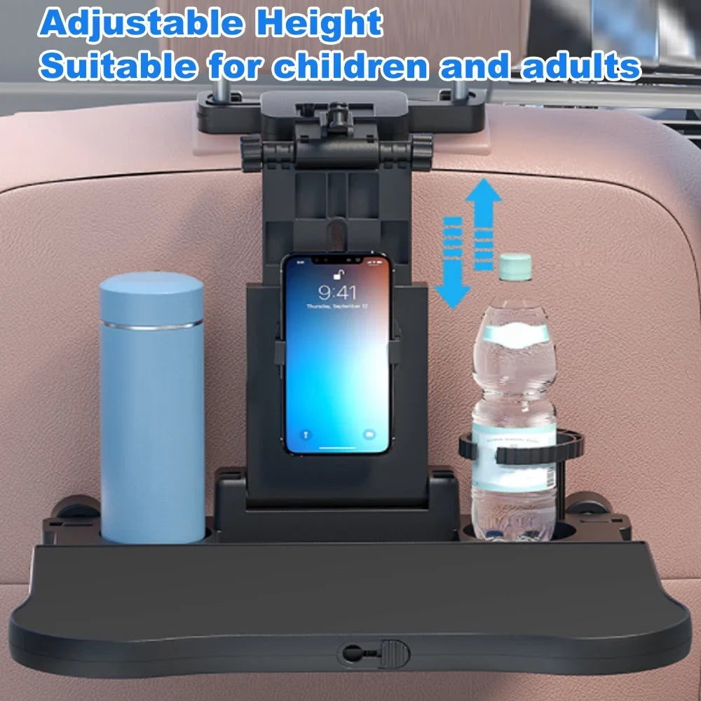 Tray, Car Holder Car Writing, Adjustable Dcenta Seat Eating Food Phone Back Car Table Travel Seat Multifunctional Foldable Table Black Working, for with