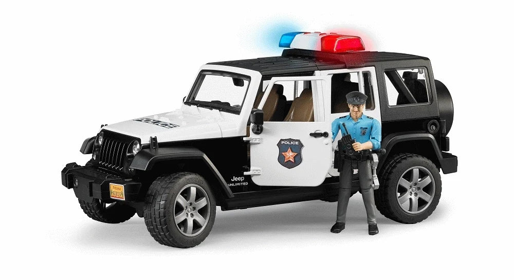 car Police Policeman Jeep with Rubicon