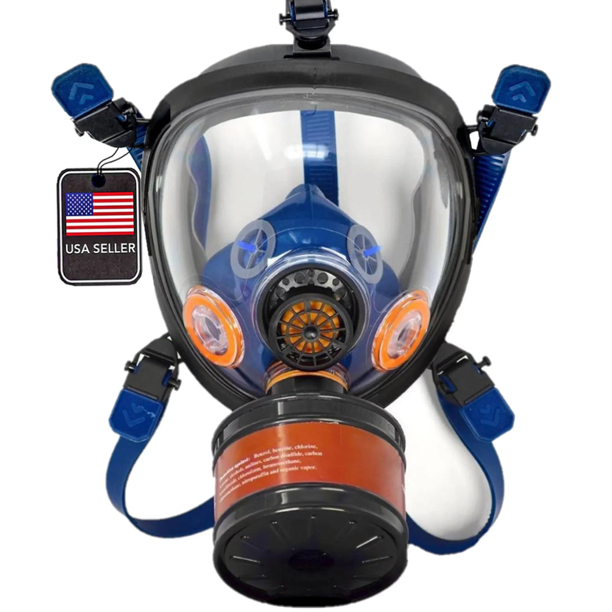 with Face Full Mask Vapor Particulate Organic Respirator ST-100X and Gas Filtration Survival