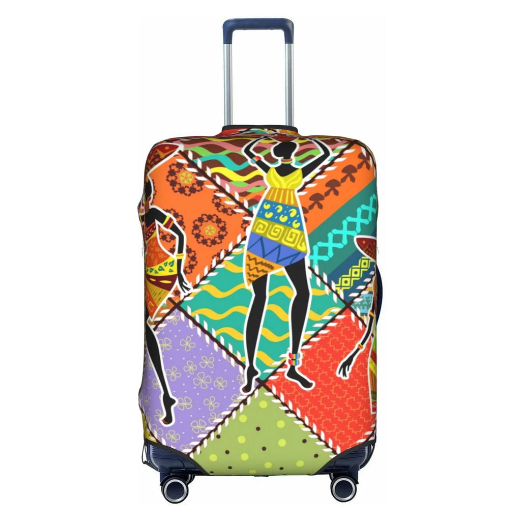 Suitcase Suitcase Protector- Kll Cover Luggage Cover Dancing African Womans