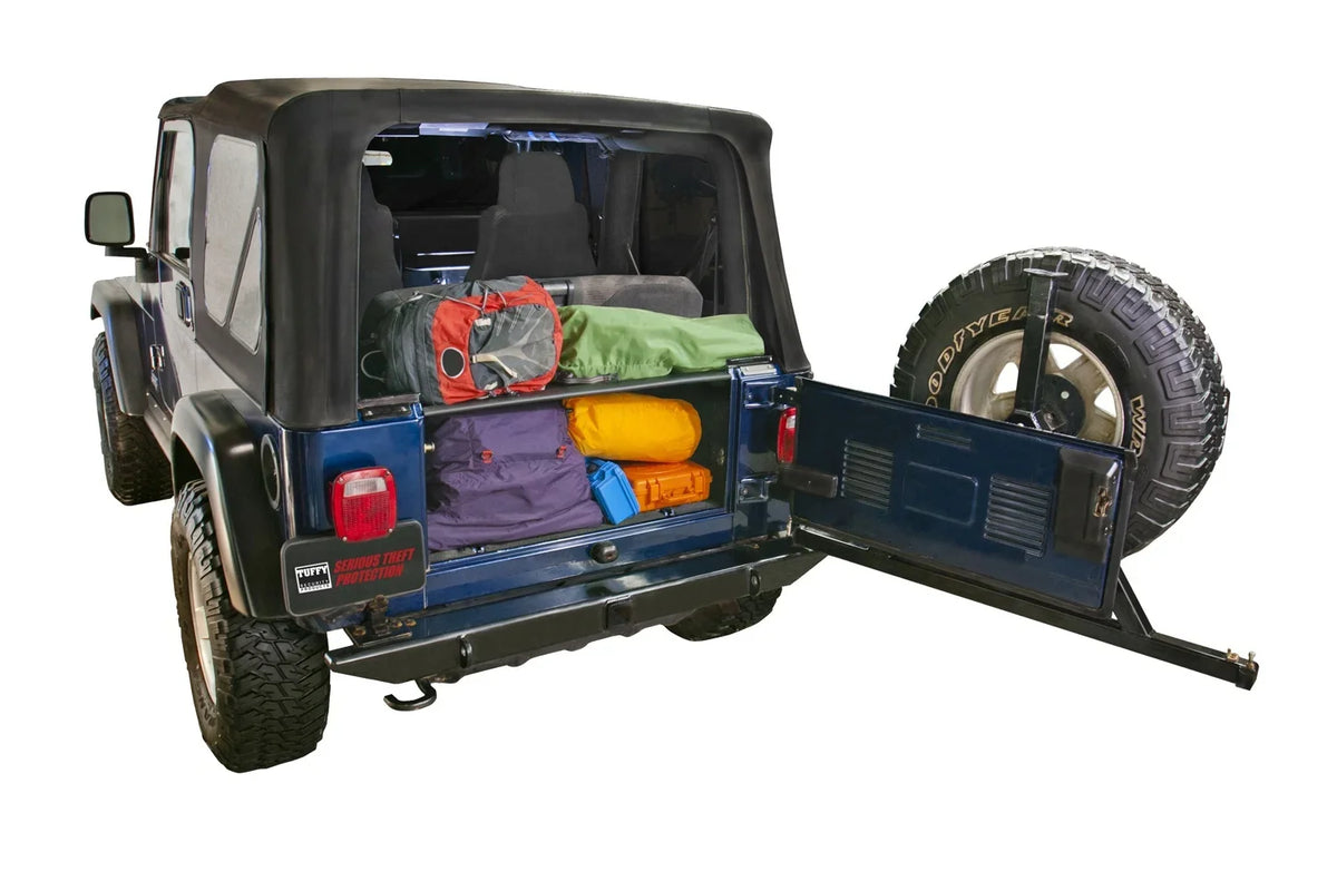 Products Classic 296-01 Black; Jeep Tuffy Wrangler 1997-2006 Enclosure; Security TJ