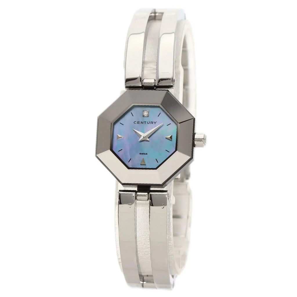 CENTURY Pre-Owned Century Time Steel/SS (Good) Gem Stainless Ladies Watch