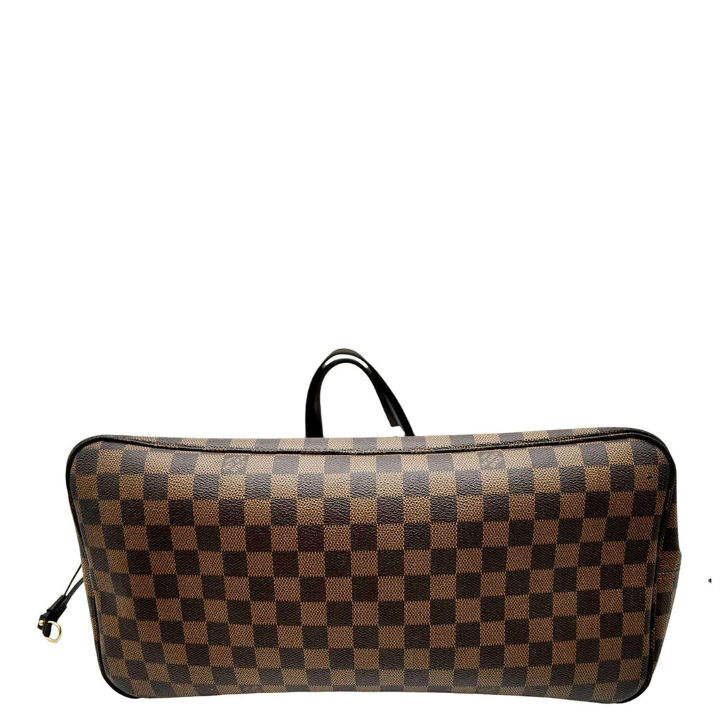 MM VUITTON Bag Canvas Brown Pre-owned Pallas Shoulder LOUIS Monogram