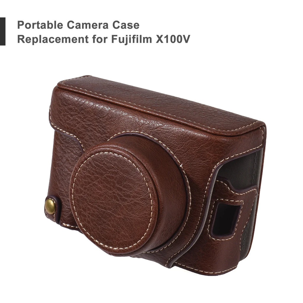 Synthetic Camera Strap Camera Shoulder Leather Portable X100V/ Case for Replacement X100F Bag with Fujifilm Camera Carry