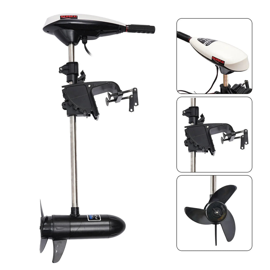 45LBS 12V Motor HANGKAI Trolling Duty Heavy Outboard Engine Boat Electric Motor