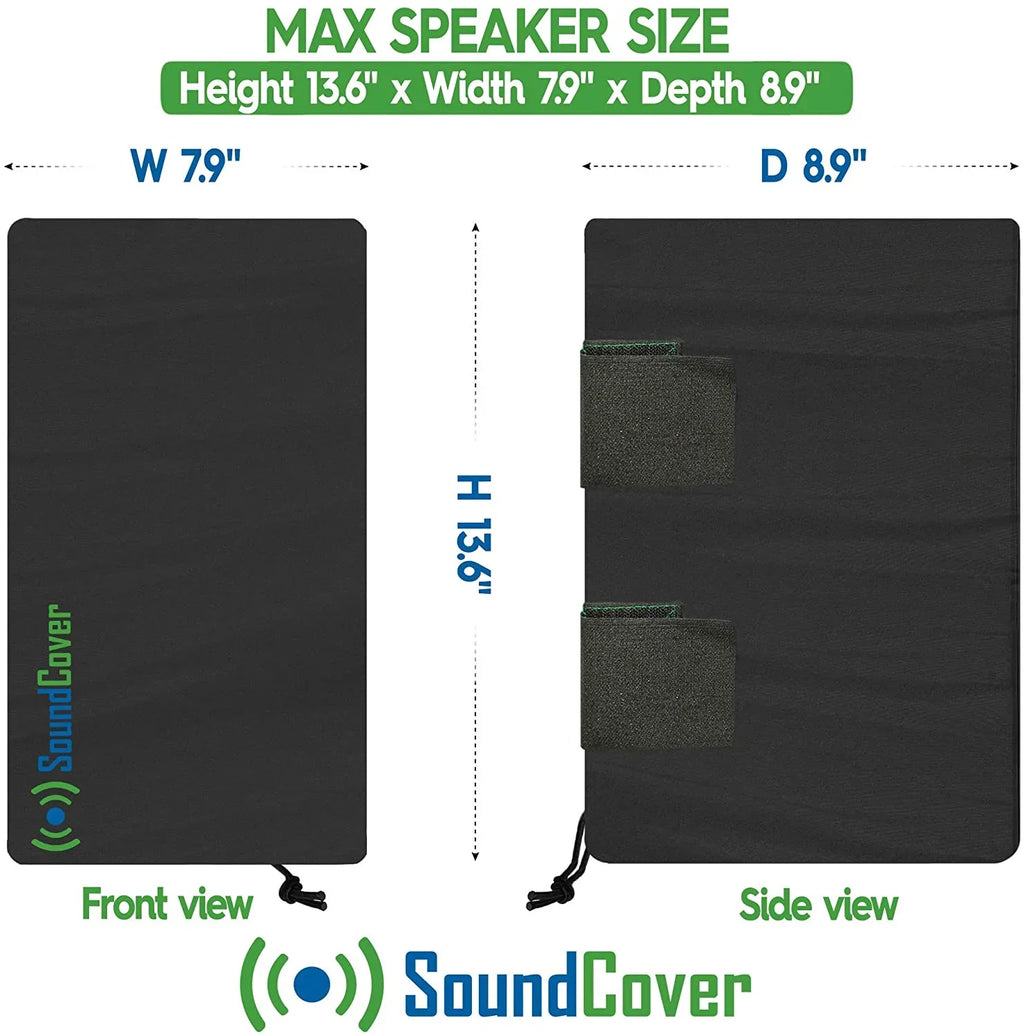 Medium x (H Covers: D Speaker 7.9" Yamaha Technology and with 6, Compatible AW294, 13.6" AW x AW350, Outdoor 251 Polk Bose Size Black, 8.9"), Yamaha W 5500, Audio Atrium Definitive