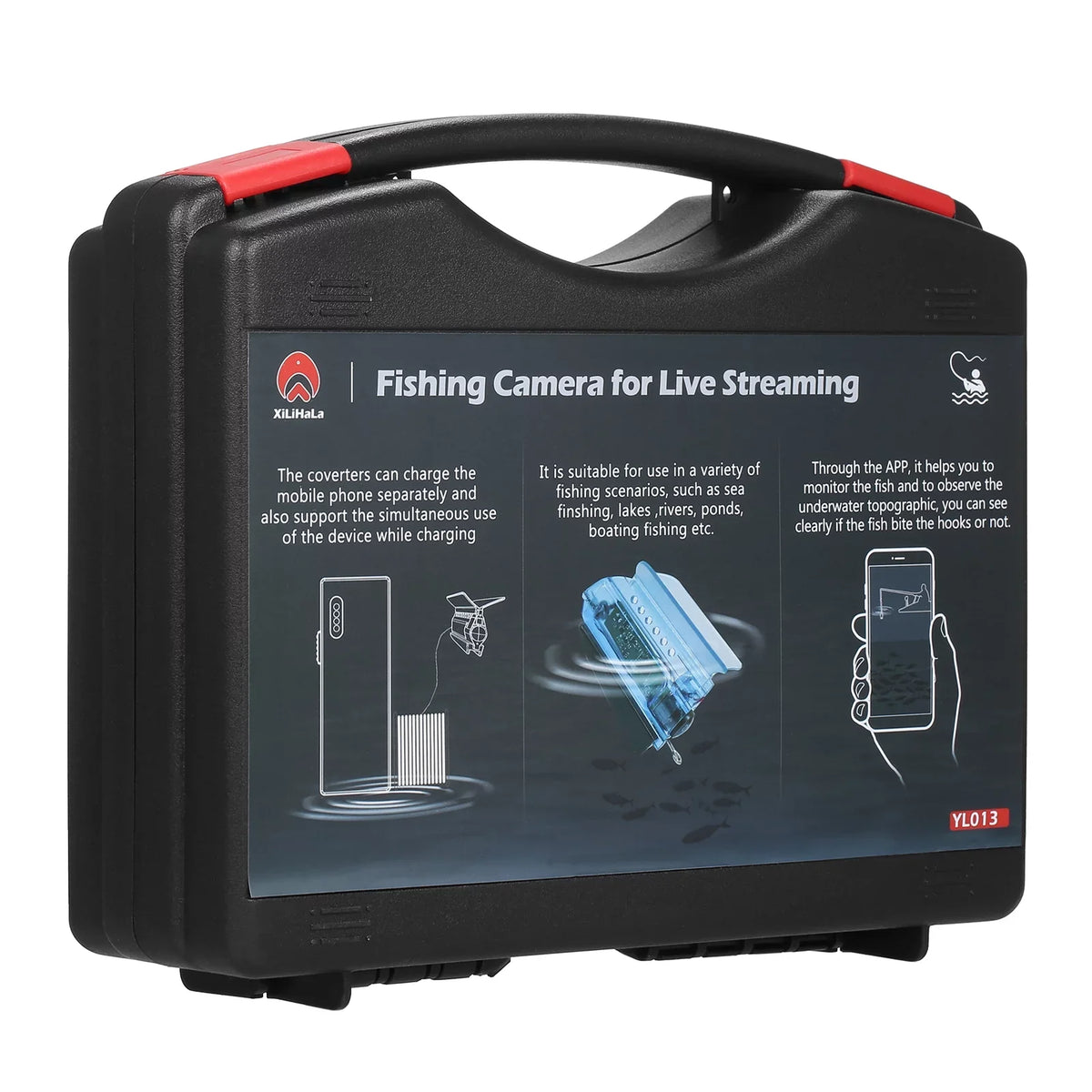 Camera Finder Control, Kayak Fishing Ice APP Boat Lake Video Fishing Gofishup for with Fish 1080P Sea Live Underwater