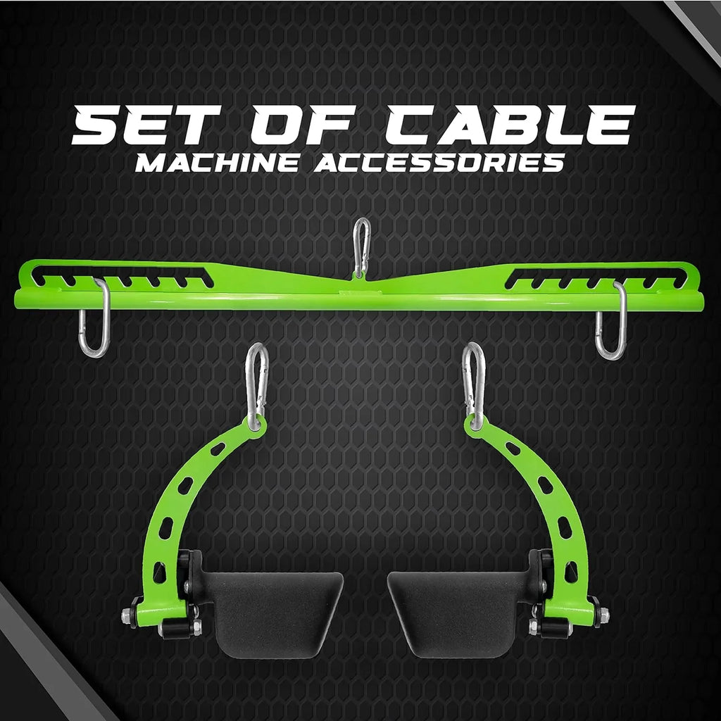 LAT Home Cable Yes4All Pulldown for Pulley Attachments Gym Machine Grip Neutral Bar/Spreader/Paddle System Wide Multi-Grip
