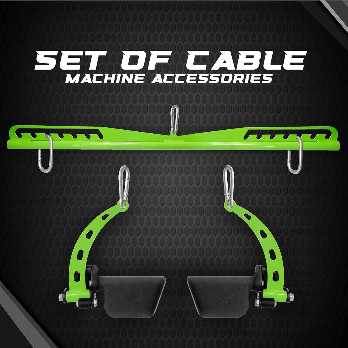 LAT Home Cable Yes4All Pulldown for Pulley Attachments Gym Machine Grip Neutral Bar/Spreader/Paddle System Wide Multi-Grip