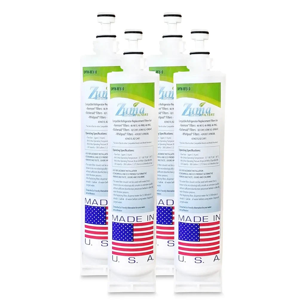 in Whirlpool® and # , with Brand Model Made Pack OPFW-RF300 U.S.A. 4396508 4 Water , , Ice ZUMA Compatible - Filter -