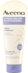 6) Ea & of 1 Natural Stress Moisturizing oz Chamomile AVEENO with Relief (Pack Oatmeal Lotion and Lavender, Ylang-Ylang, 2.5 Body