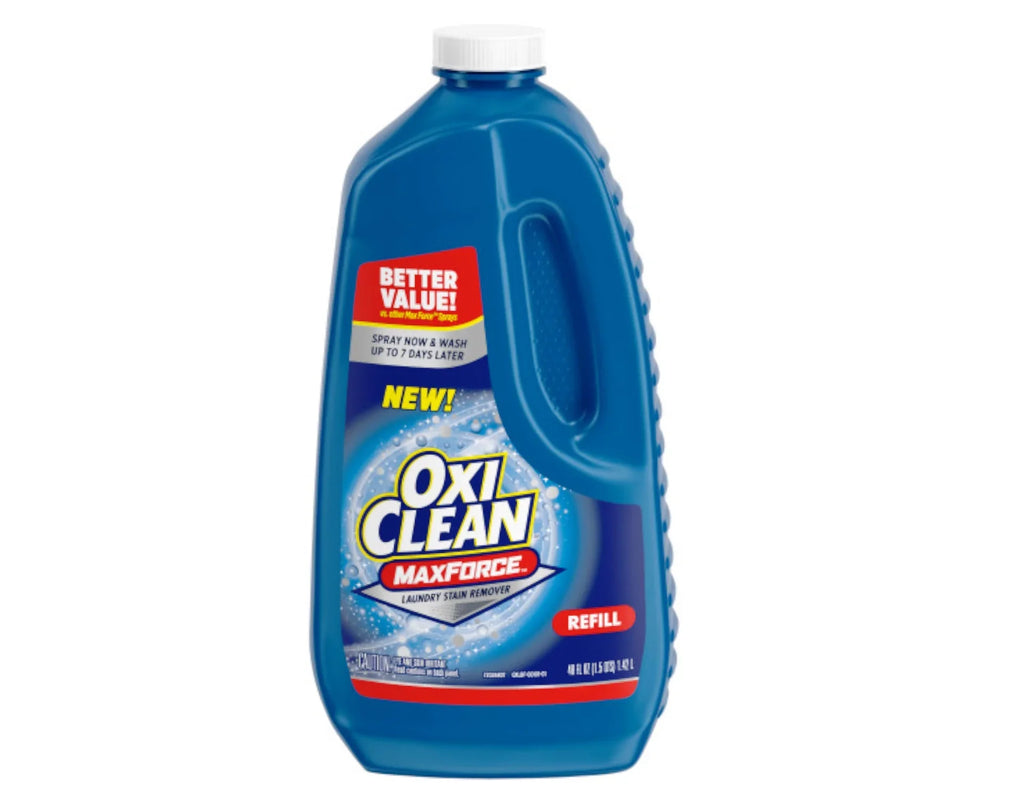 Oz Oz Fl Total Fl Spray, 60 Stain Bottle Kit 12 48 Refill Laundry oz Max fl Force Remover OxiClean +