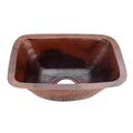 BAR 17X12X7 SINK BRIGHT RECTANGULAR COPPER G17