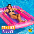 '- Inflatable Pool Tanning Float Swimming Tanner