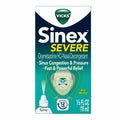4-Pack 0.50 Severe Vicks Oz, Menthol Spray With Sinex Nasal