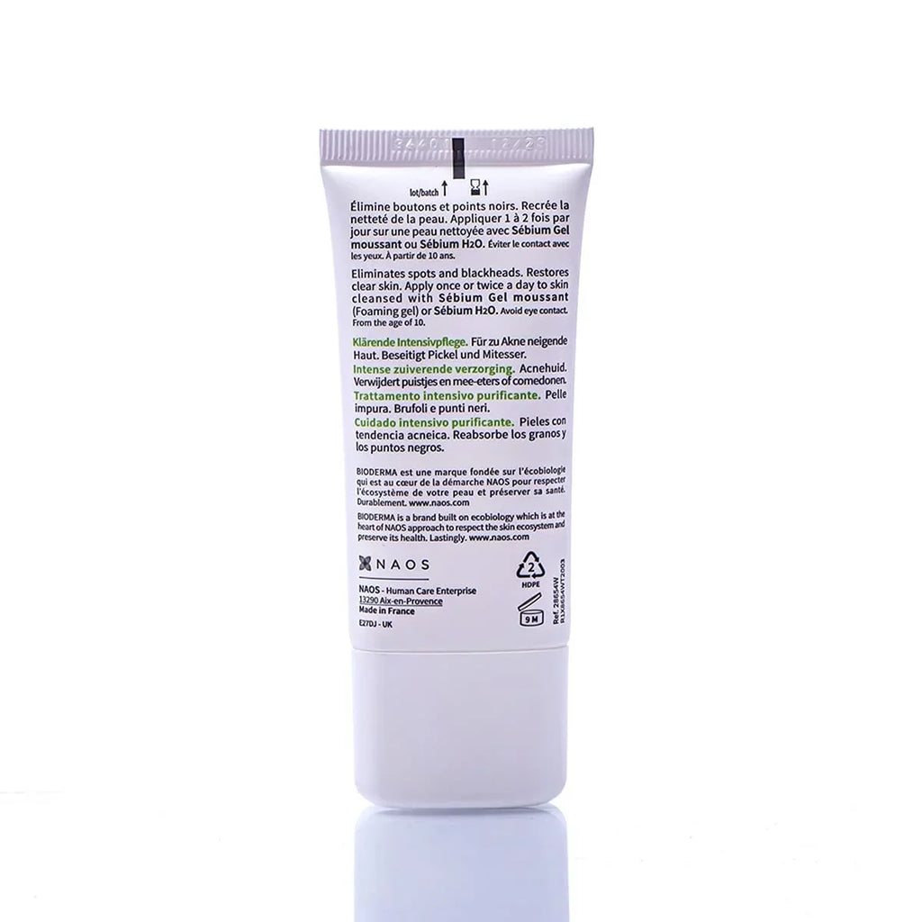 Skin Sebium Acne-Prone Bioderma 30ml Cream Intense Purifying Global