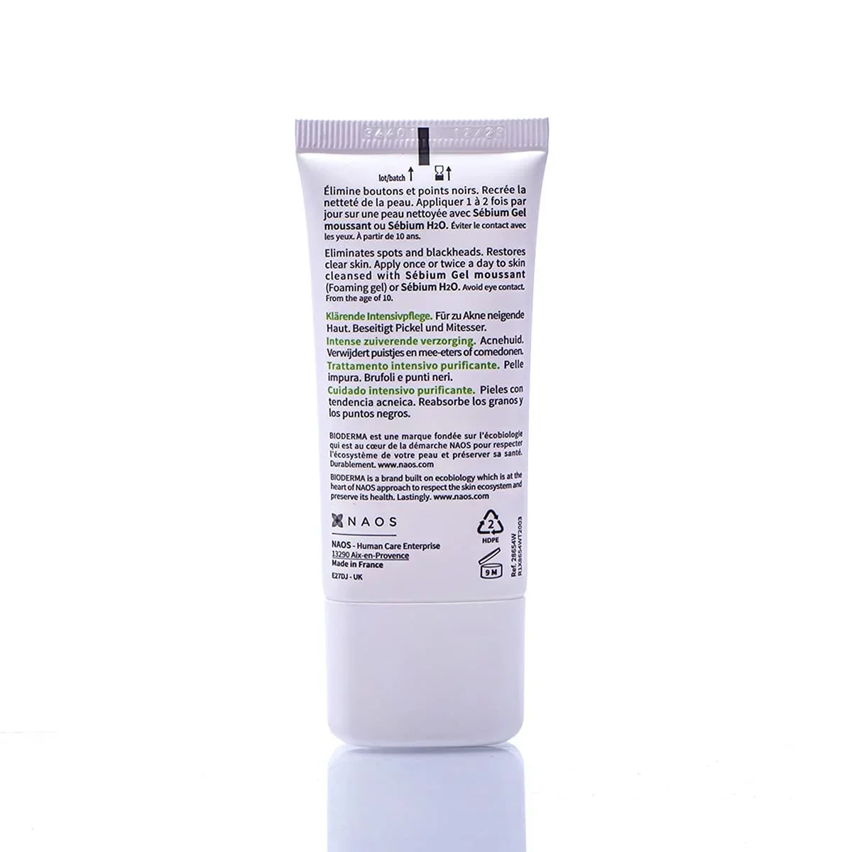 Skin Sebium Acne-Prone Bioderma 30ml Cream Intense Purifying Global